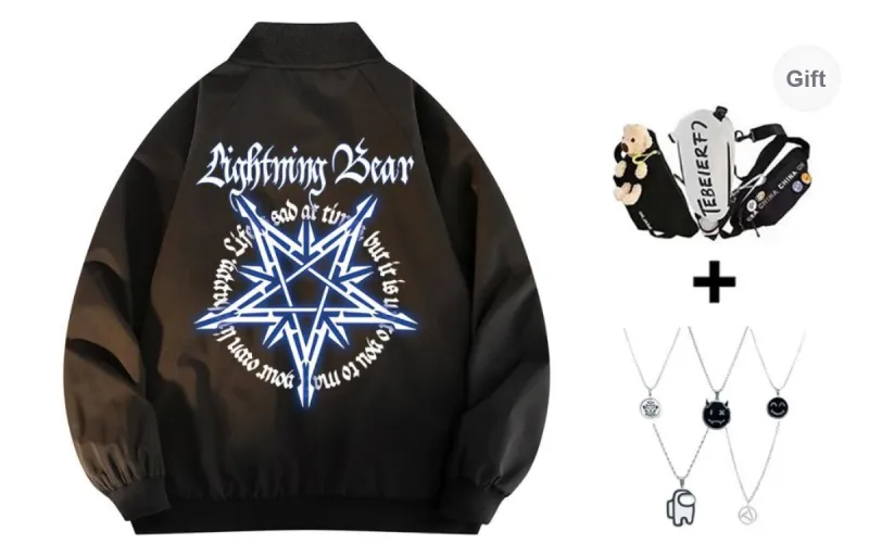LIGHTNING BEAR Jackets Coats Unisex-1