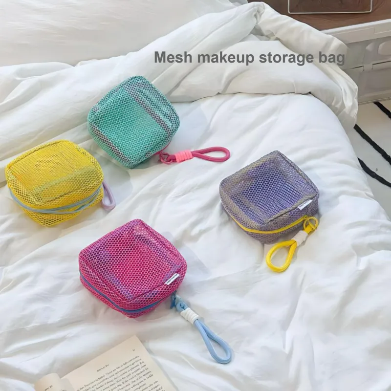 Love Of Wormwood Dopamine Dressing Mini Gauze Portable Travel Mesh Bag-1
