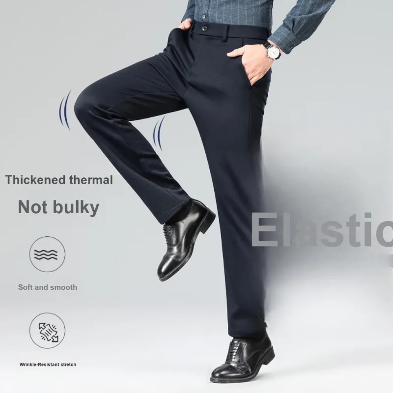 Red bean Suit Trousers Men-10