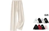 Khaki[Spring Fall Regular Pants](Comes with Sweatshirt)