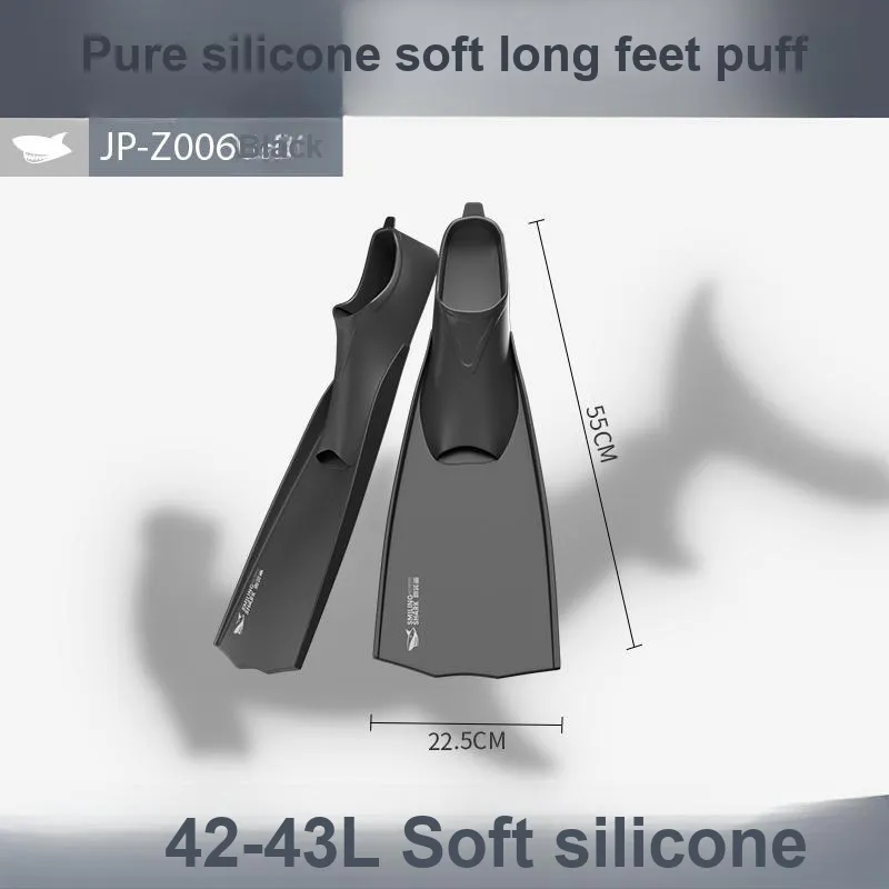 SMILING SHARK Diving Flippers-3