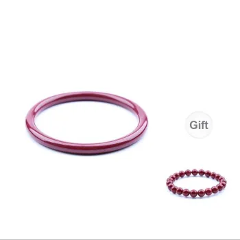 Yo sheng Cinnabar Jade Bangles Women's