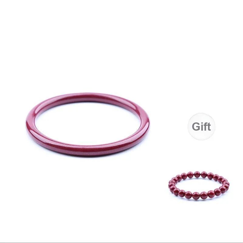Yo sheng Cinnabar Jade Bangles Women's-0