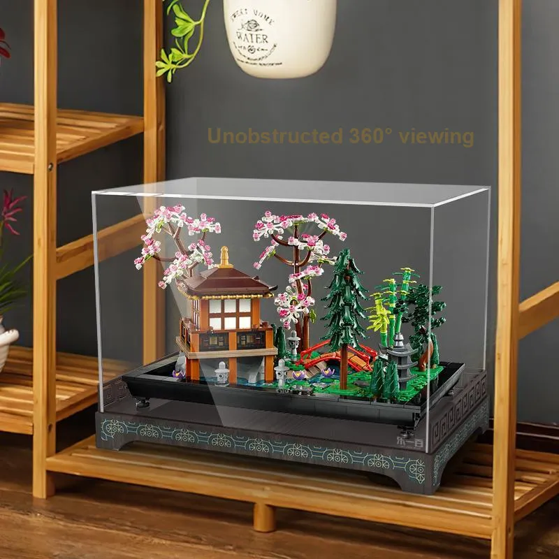 LIGHT YOUR BRICKS Compatibility Building Block 10315 Zen Garden Display Case Model Accessories-2