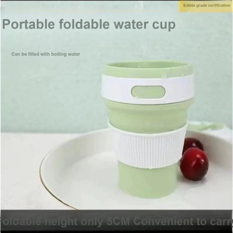 TANLU Outdoor Water Equipment Water Container 350ml Camping And Barbecue Silicone-12