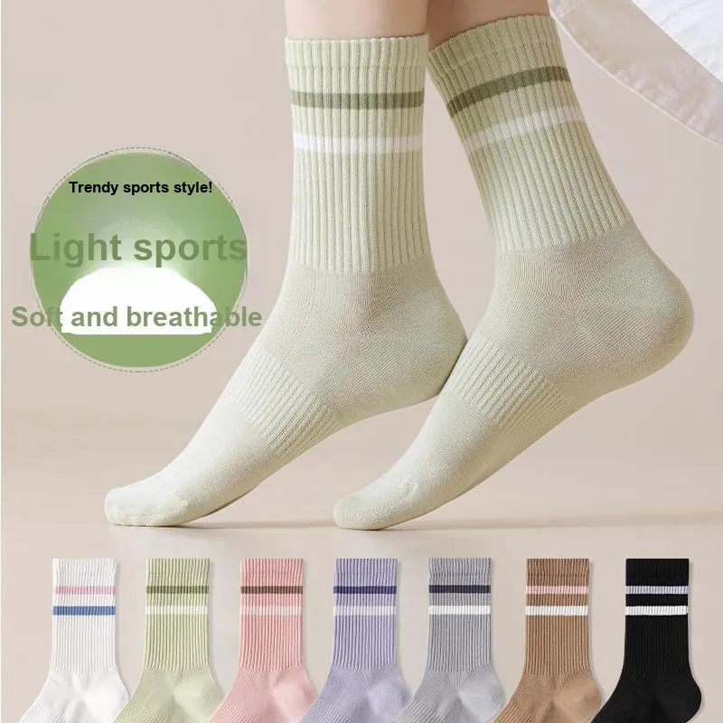 Lan Miao Mid Calf Socks Women's 10 Pack-7