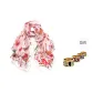 Light Pink Silk Scarf with Box (Random 1 Pc)