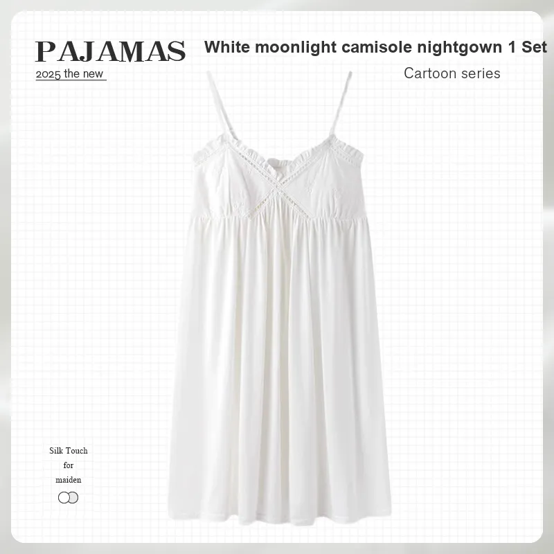 O'MESIK Nightgown Women's White-1