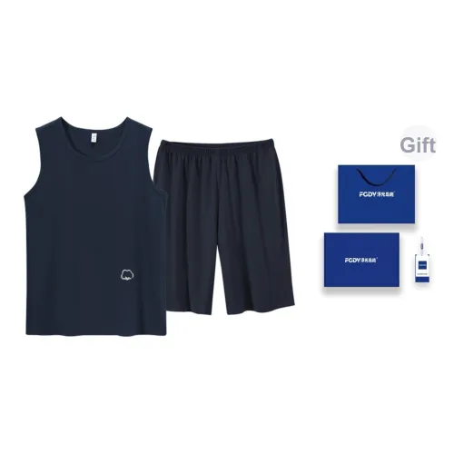 Floating Light Islands Пижама Набор Мужской Коробка Темно-Синий