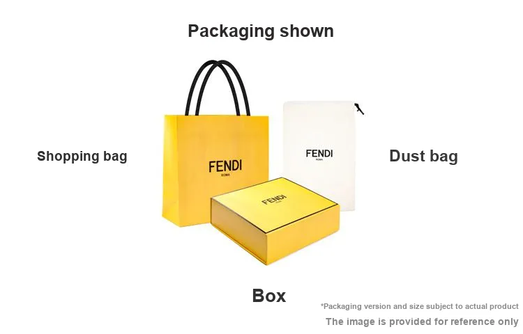 FENDI Mon Tresor Artificial Crystal, Cow Leather Bucket Bag, Shoulder Bag, Crossbody Bag, Handbag Mini Women's Silver-5