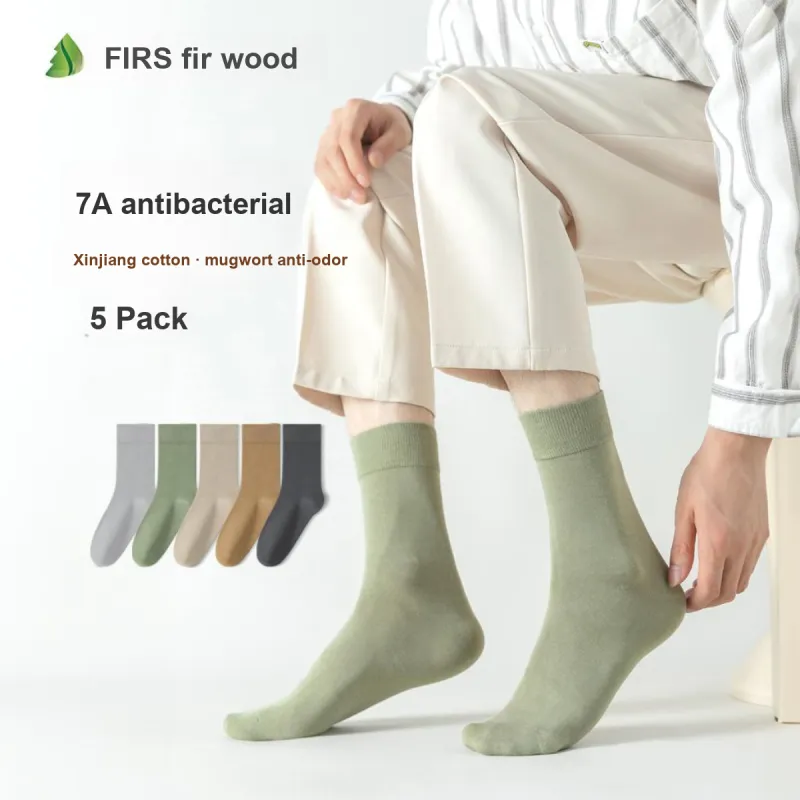 FIRS Mid Calf Socks Men's 5 Pack-15