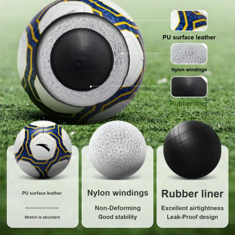 Antakids Size 5 Ball Soccer PU Machine Stitched Soccer Ball Kids'-2