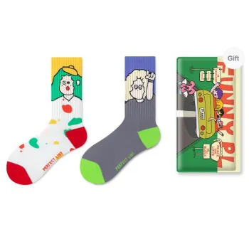 PL Mid Calf Socks Unisex Shopping Bag 2 Pack