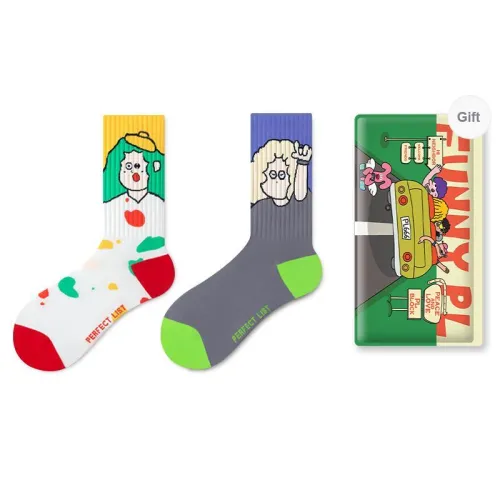 PL Mid Calf Socks Unisex Shopping Bag 2 Pack