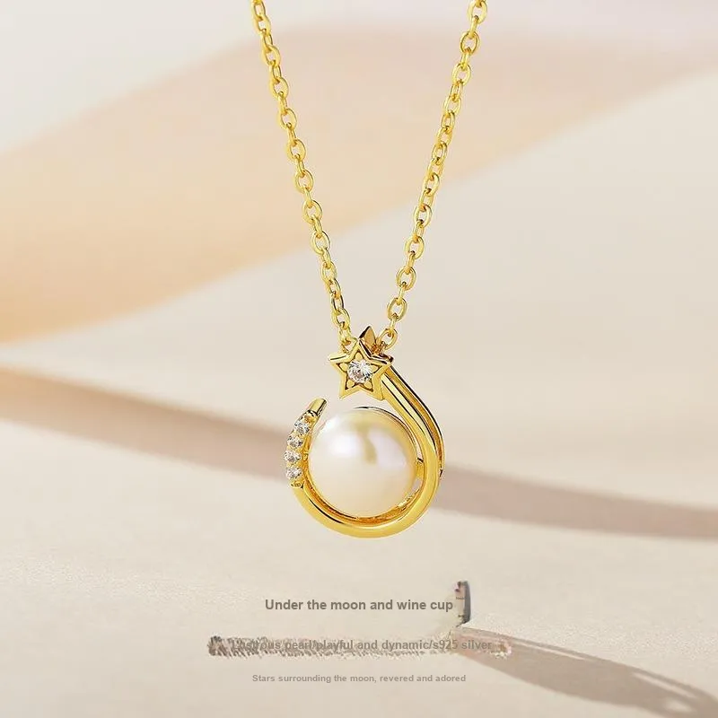 Andaozi Pearl Necklaces Women's-2