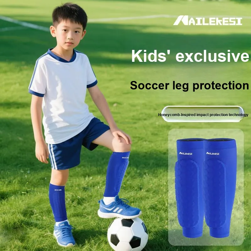 NAILEKESI Soccer Leg Guards Slip Resistant Unisex Professional Protective Equipment-6