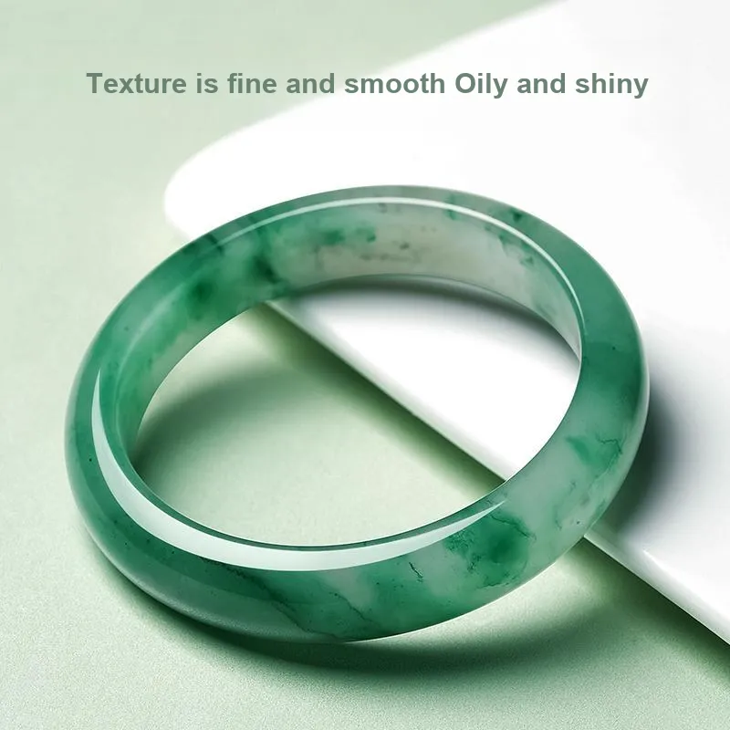 YINXIANGMOU African Emerald Bangles Women's-5