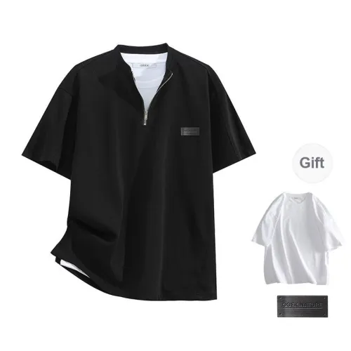 OGEK T Shirt Unisex Black With A Complimentary White