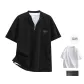 Black (Comes with White T-Shirt+Brooch)