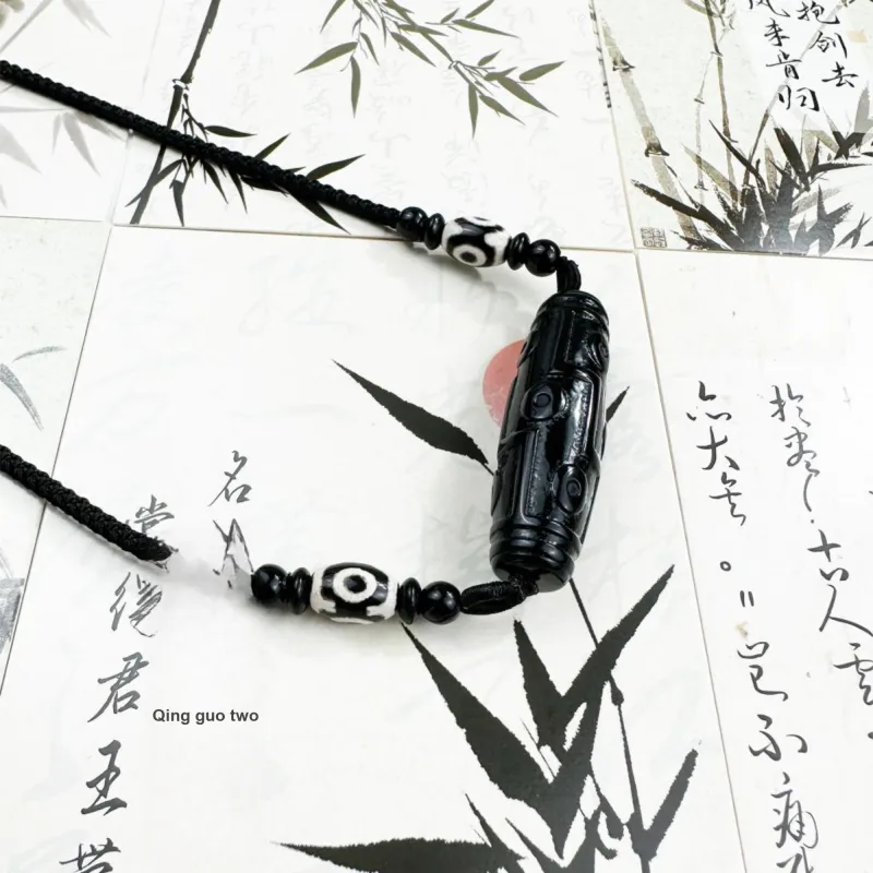 JIAOSHIYU Serpentine Jade Necklaces Unisex-3