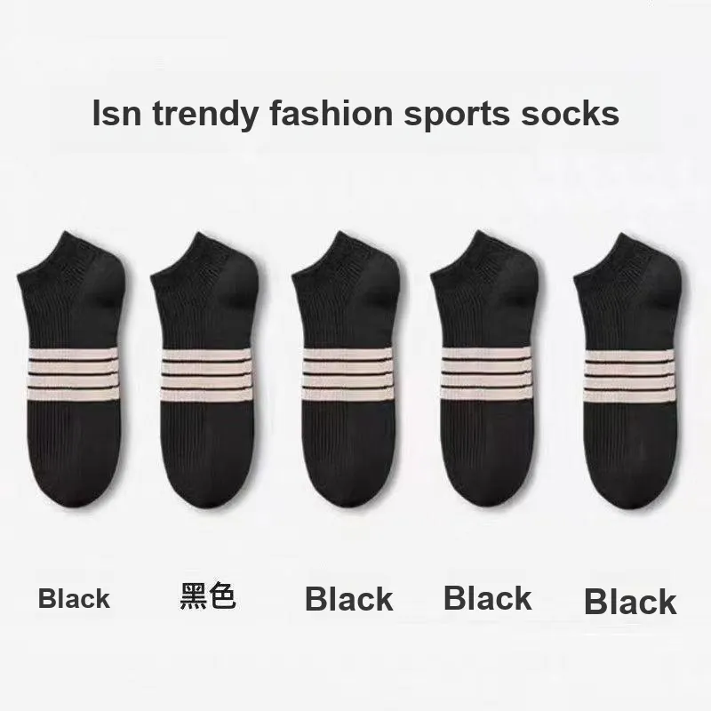 Gentle Welcome No Show Socks Men's 5 Pack-1