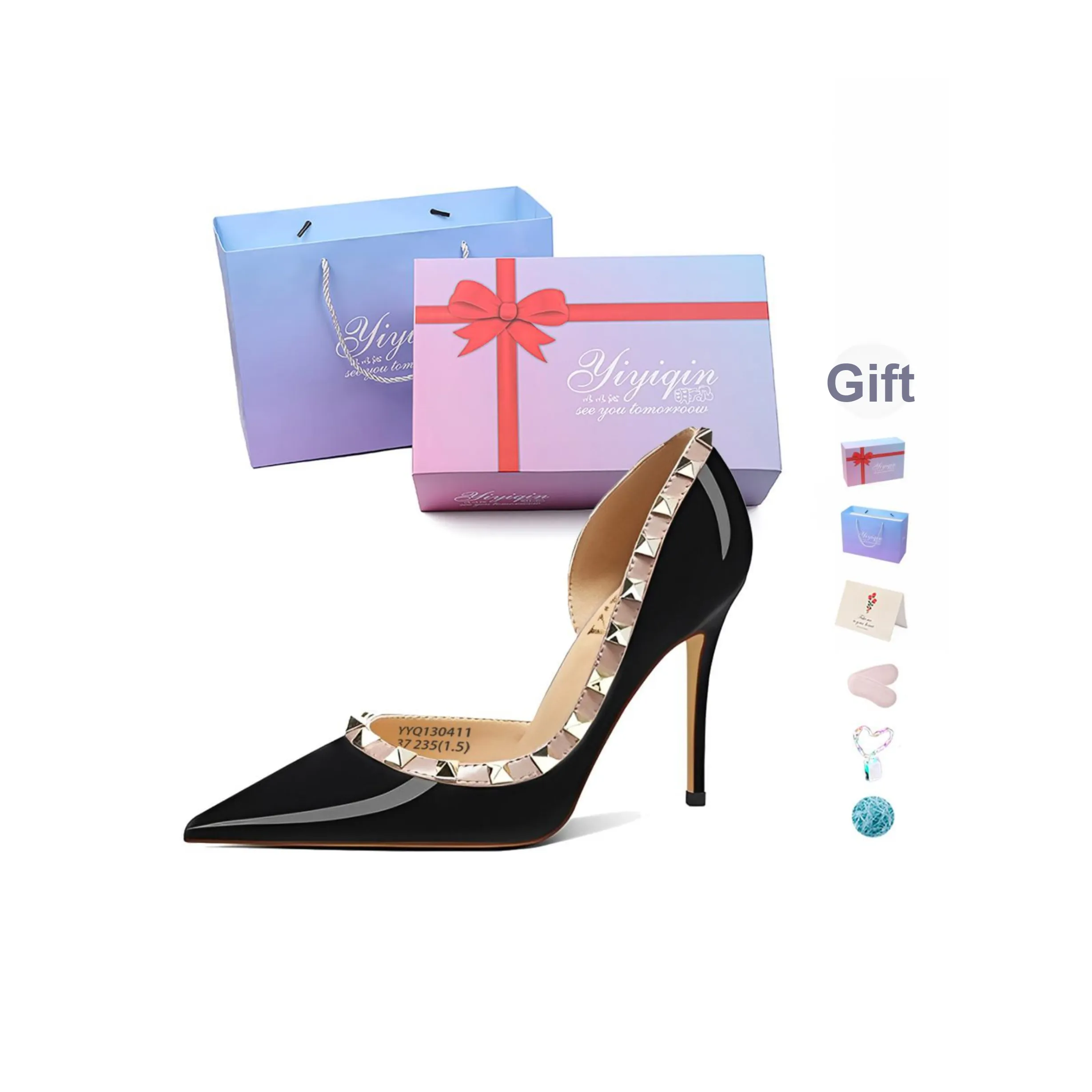 Take the Qin Низкий каблук Высокий каблук Женские Подарочный набор в коробке