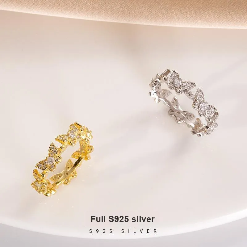 KEMLAIDA S925 Silver Rings Women's-8