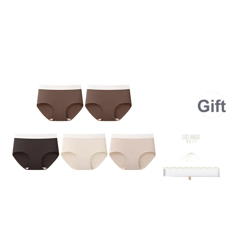 XIA.WA.ZHI.XIU Underpants Women's Shopping Bag 5 Pack-12