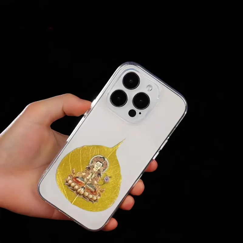 Jade Linmen Bodhi Root Cell Phone Sticker Unisex-14