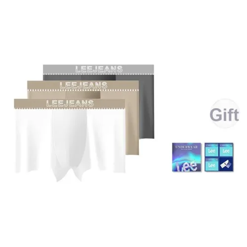 Мужское нижнее белье Lee co-branded летнее бесшовное очень тонкое дышащее боксеры независимый набор в подарочной коробке