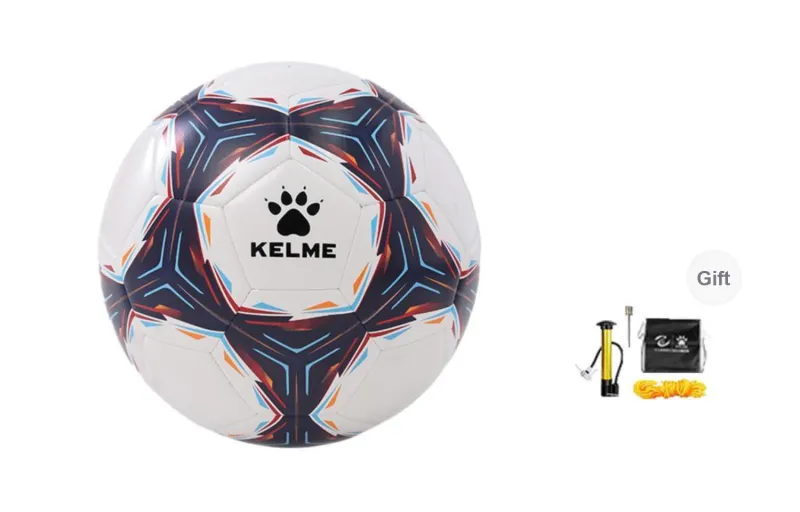KELME Size 5 Soccer TPU Machine Stitched Soccer Ball Unisex-4