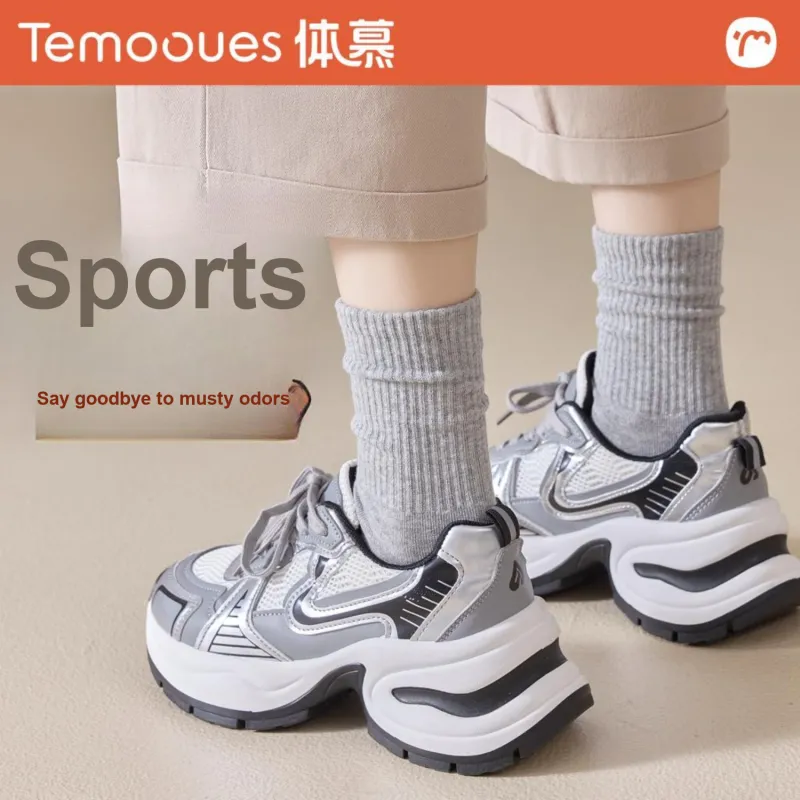 Temooues Mid Calf Socks Unisex Shopping Bag 2 Pack-15