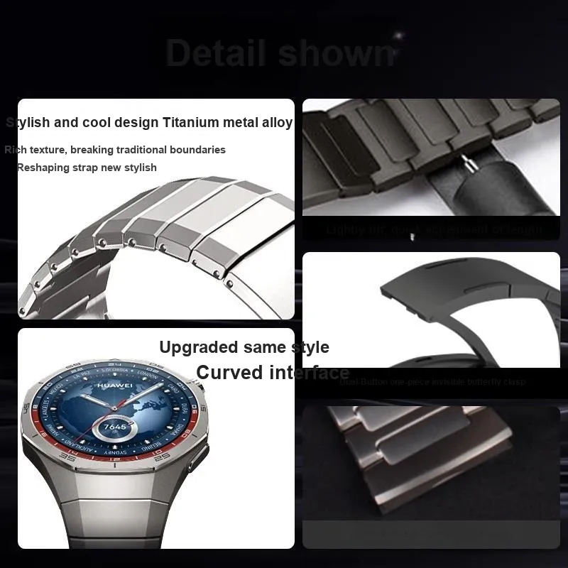 Yu Qing Watch Band Huawei Compatibility Titanium Material-5