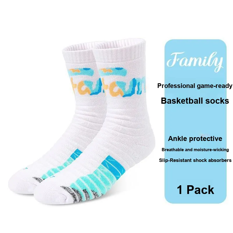 Gentle Welcome Basketball Socks Unisex 1 Pack-9