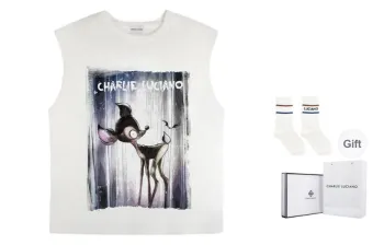 Charlie Luciano T-Shirt Unisex White