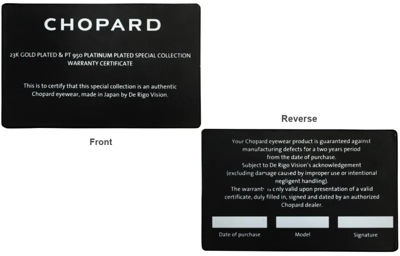 Chopard Eyeglass Frames Men-7