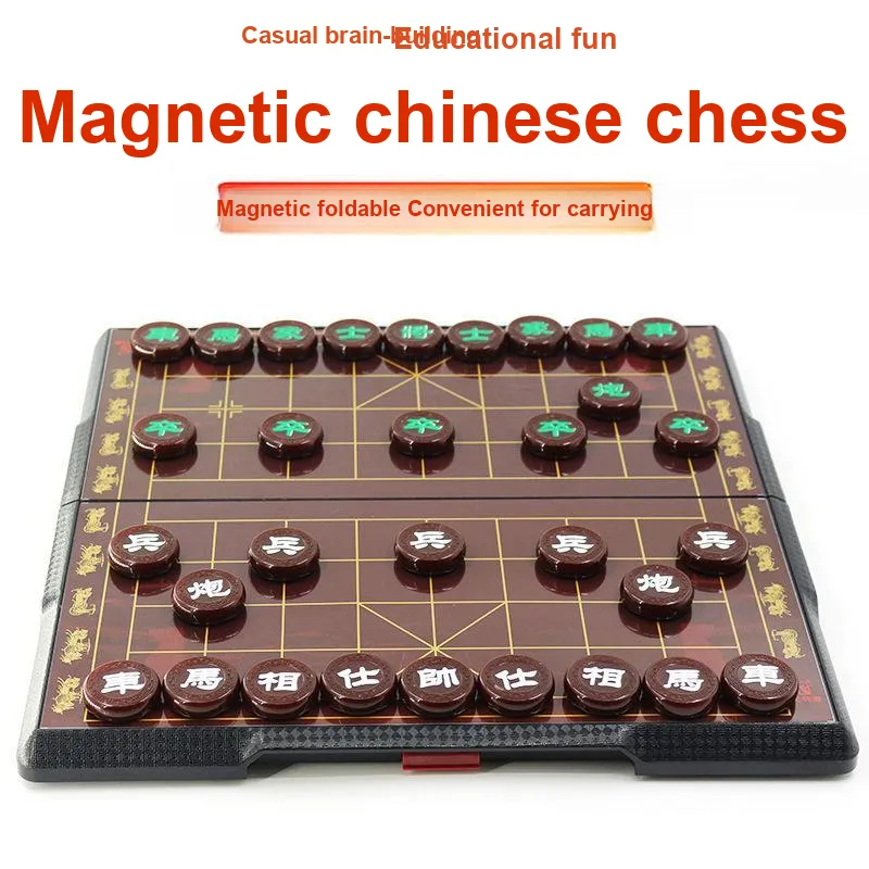 Lezhi By Me Magnetic Foldable Checkerboard For Beginners, Large Size, Home Use, Magnetic, Portable Board Games-1