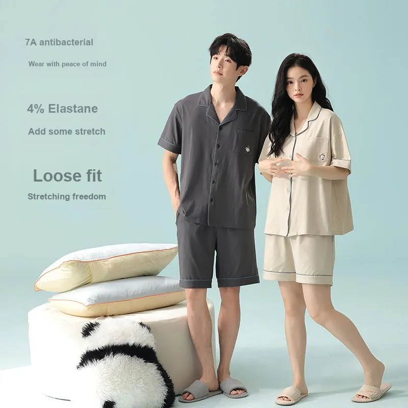 WANANNI Pajama Set Unisex Dark Gray-2