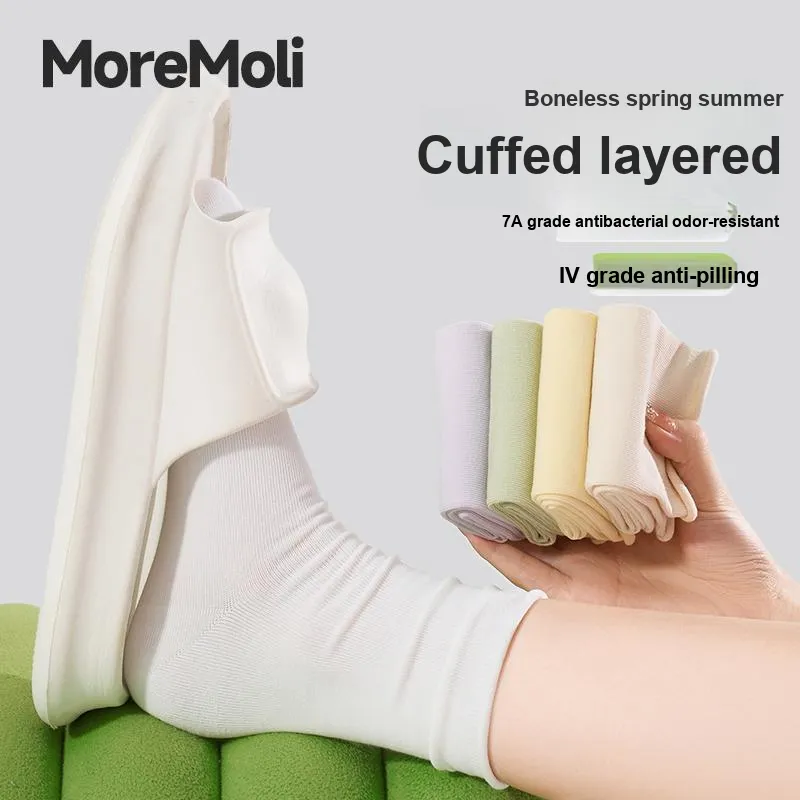Moremoli Mid Calf Socks Women's 3 Pack-1