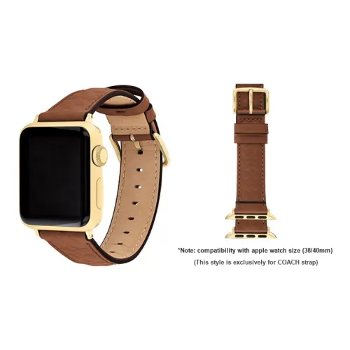 COACH Ремешок Apple Совместимость Натуральная кожа Материал 40 мм