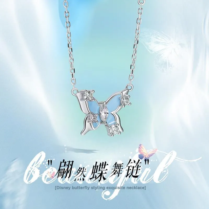Disney Princess S925 Silver Necklaces Women's-8