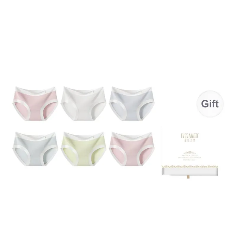 XIA.WA.ZHI.XIU Underpants Women's Shopping Bag 6 Pack-15