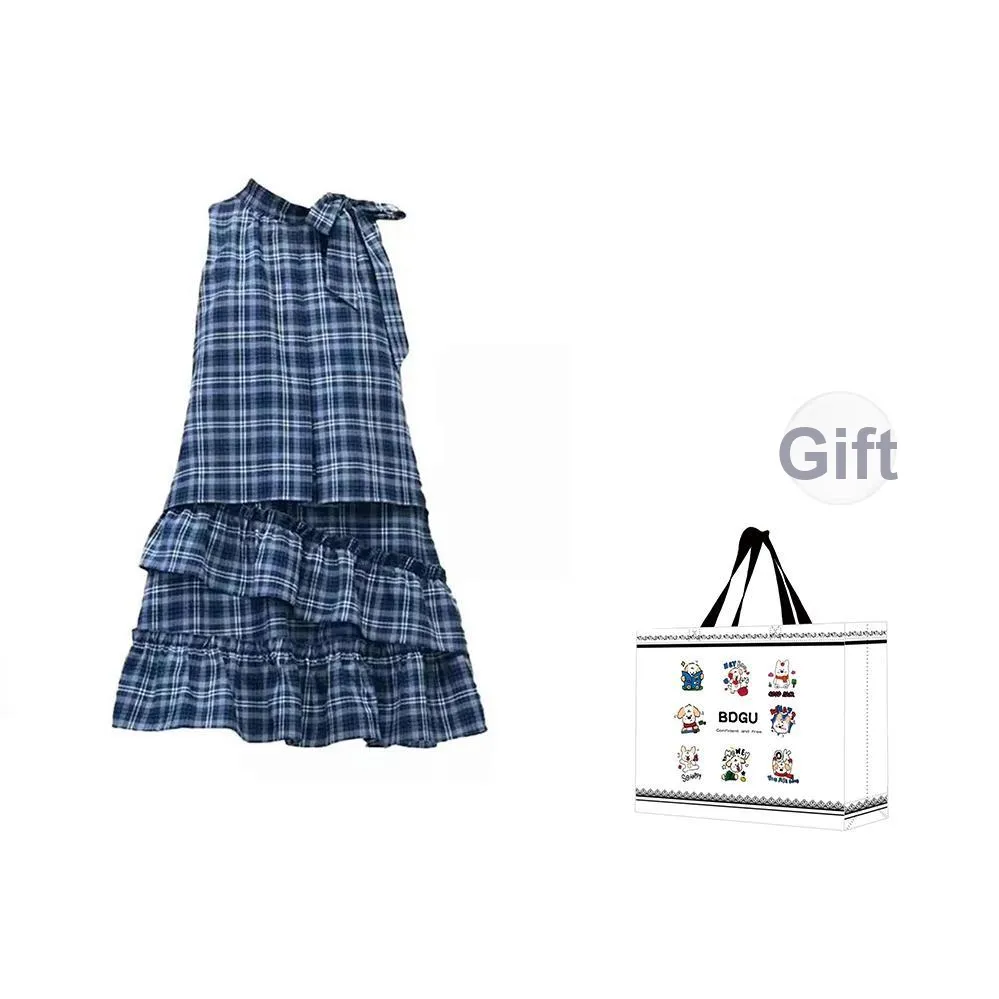 BDGU Sleeveless Dresses Women's Blue