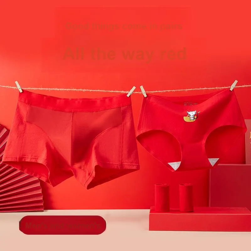 MIIOW Honmei Honmei Series Underwear Gift Boxes Women's 2 Pack Red-1
