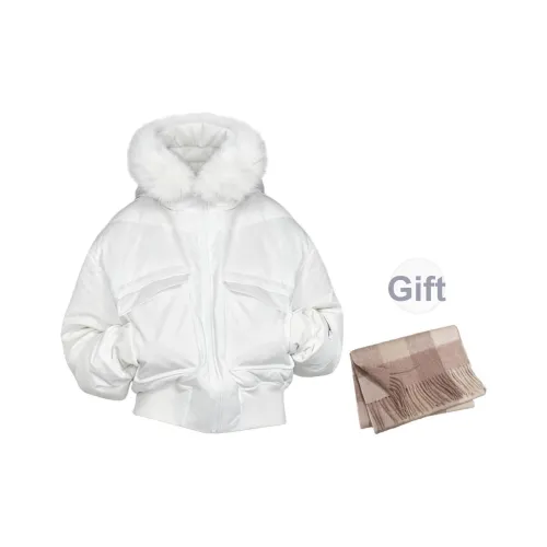 DITB Белый Женский Пуховик