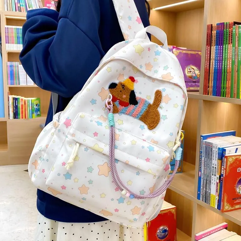 OUZIHUANG Nylon Backpack Women's Multicolor-4