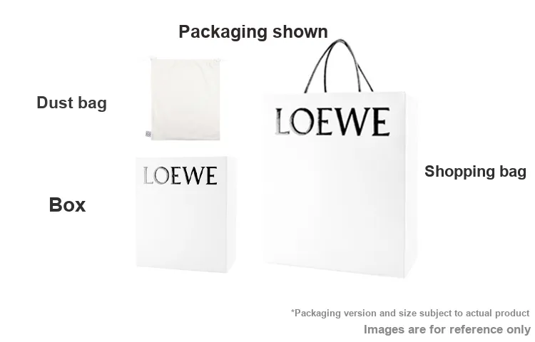 LOEWE Puzzle Fold Shiny Cow Leather Tote Bag, Shopping Bag, Handbag Medium Size Men's Black-7
