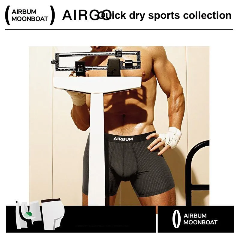 Airbum Underwear Boxer Shorts Men's 4 Pack-4