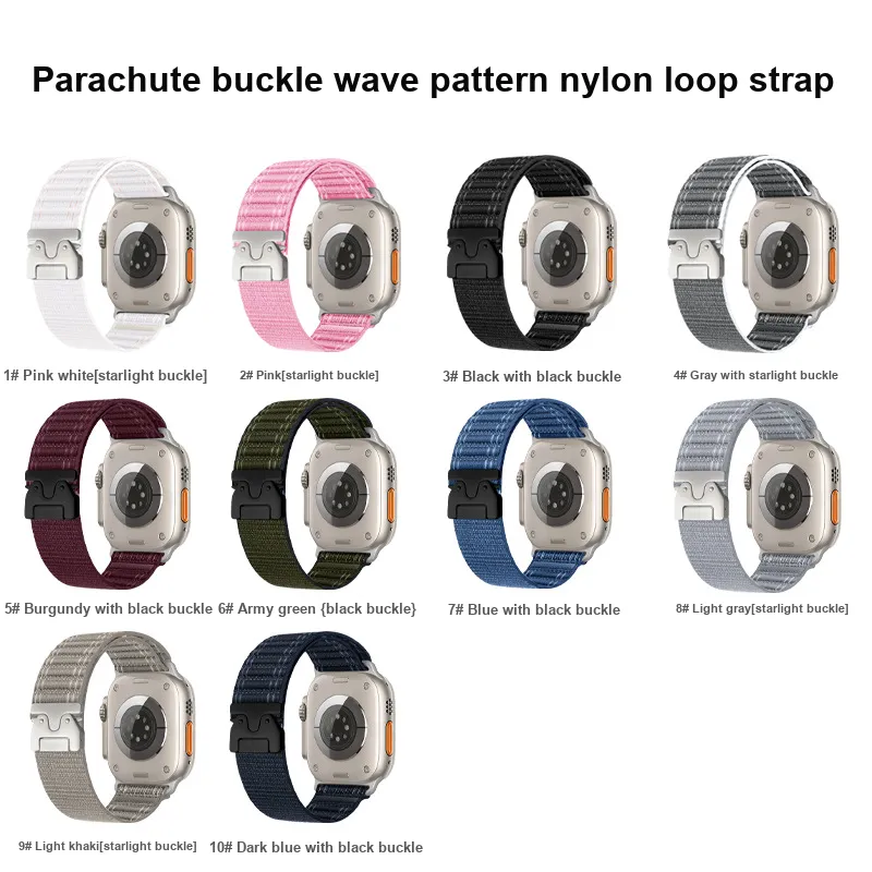 CHRROTA Watch Band All Compatibility Nylon Material-2
