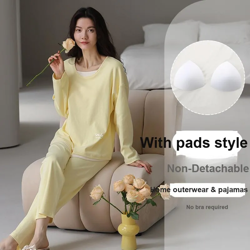 OUSHIBO Pajama Set Women's Image Color-1